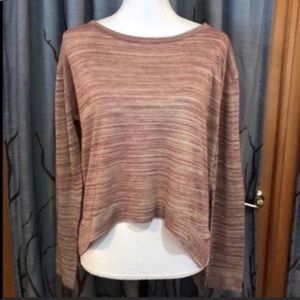 NWT Zara Knit S long sleeve sweater blush